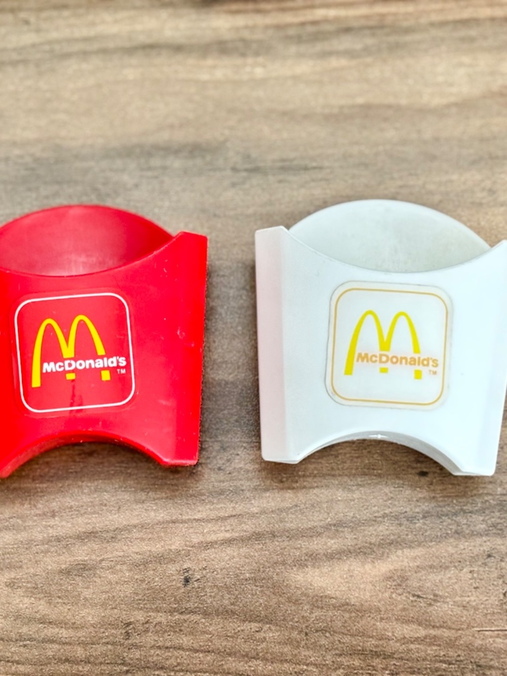 VINTAGE Fisher Price 1980's McDonald's French Fries SET 2 Container Box Toy Food